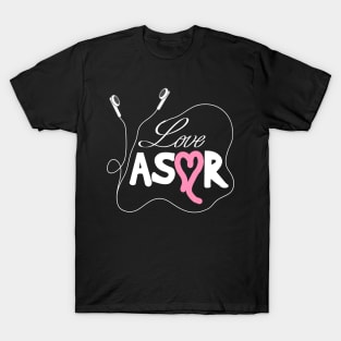 I Love ASMR For Binaural Asmr Lovers T-Shirt